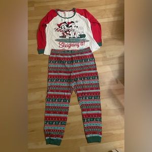 Disney holiday pajama set